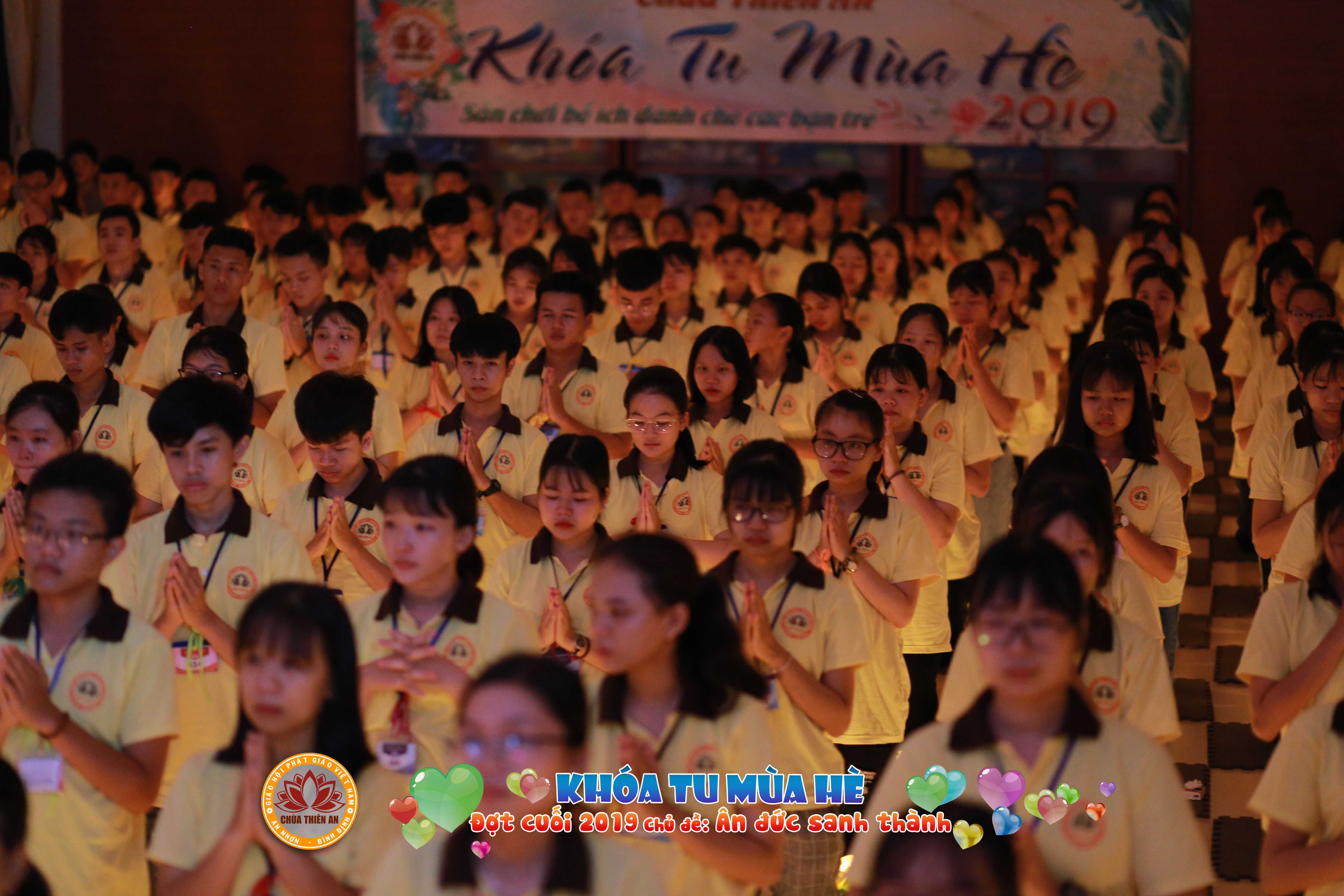 Chùa Thiên An: Khóa tu mùa hè Ân đức sinh thành 2019